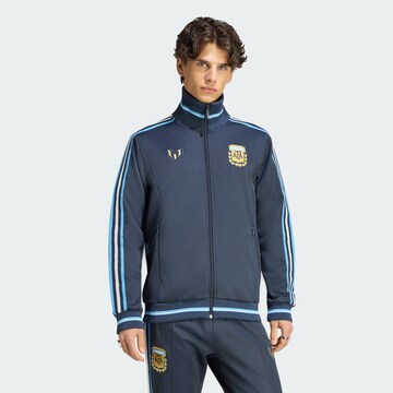 ADIDAS PERFORMANCE - Sudadera con cremallera deportiva 'Argentinien Messi 26' en azul: frente