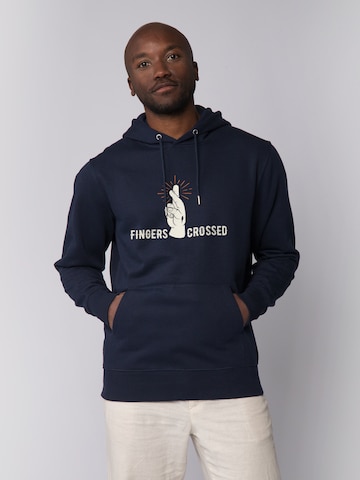 Watapparel Sweatshirt in Blauw: voorkant