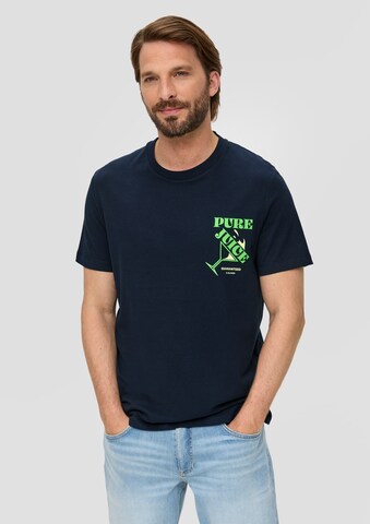 T-Shirt s.Oliver en bleu : devant