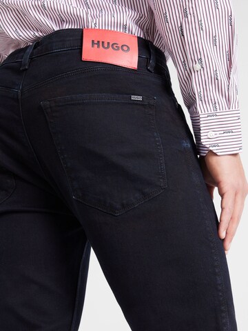 HUGO Slimfit Jeansy '734' w kolorze niebieski