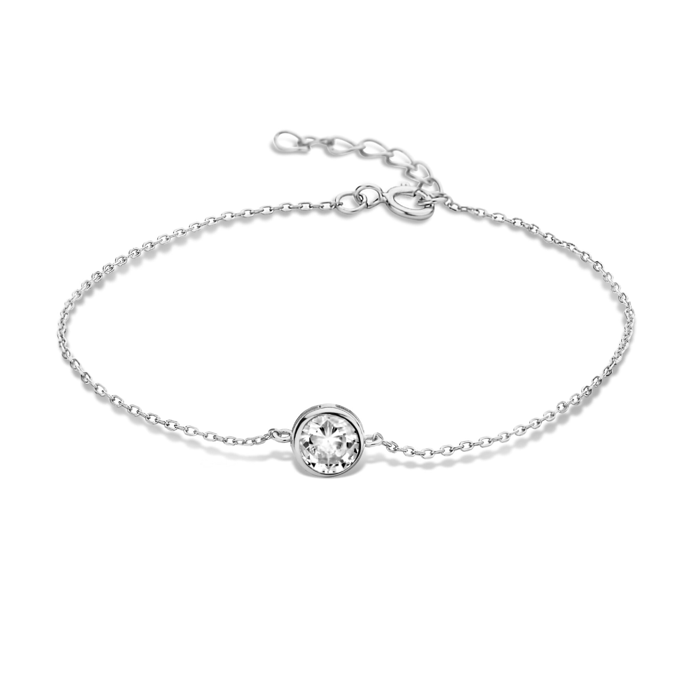 Violet Hamden Armband in Silber: Vorderseite