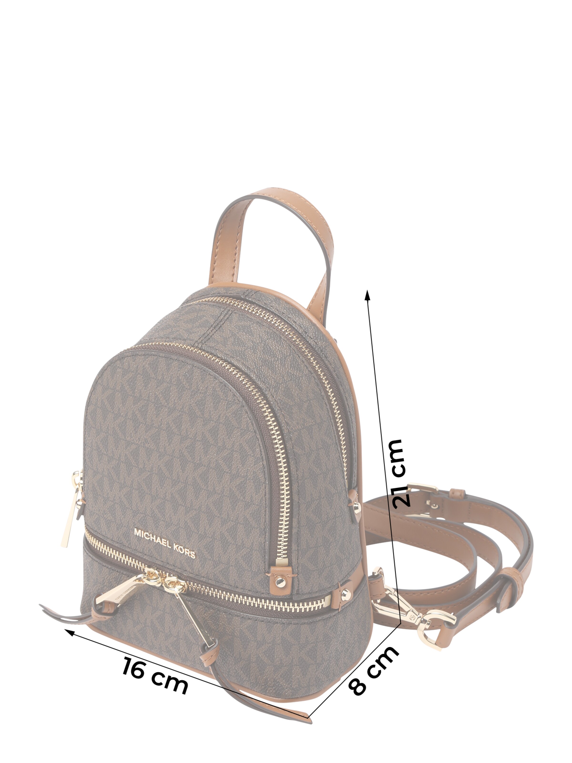 MICHAEL Michael Kors Backpack 'Rhea' in Brown