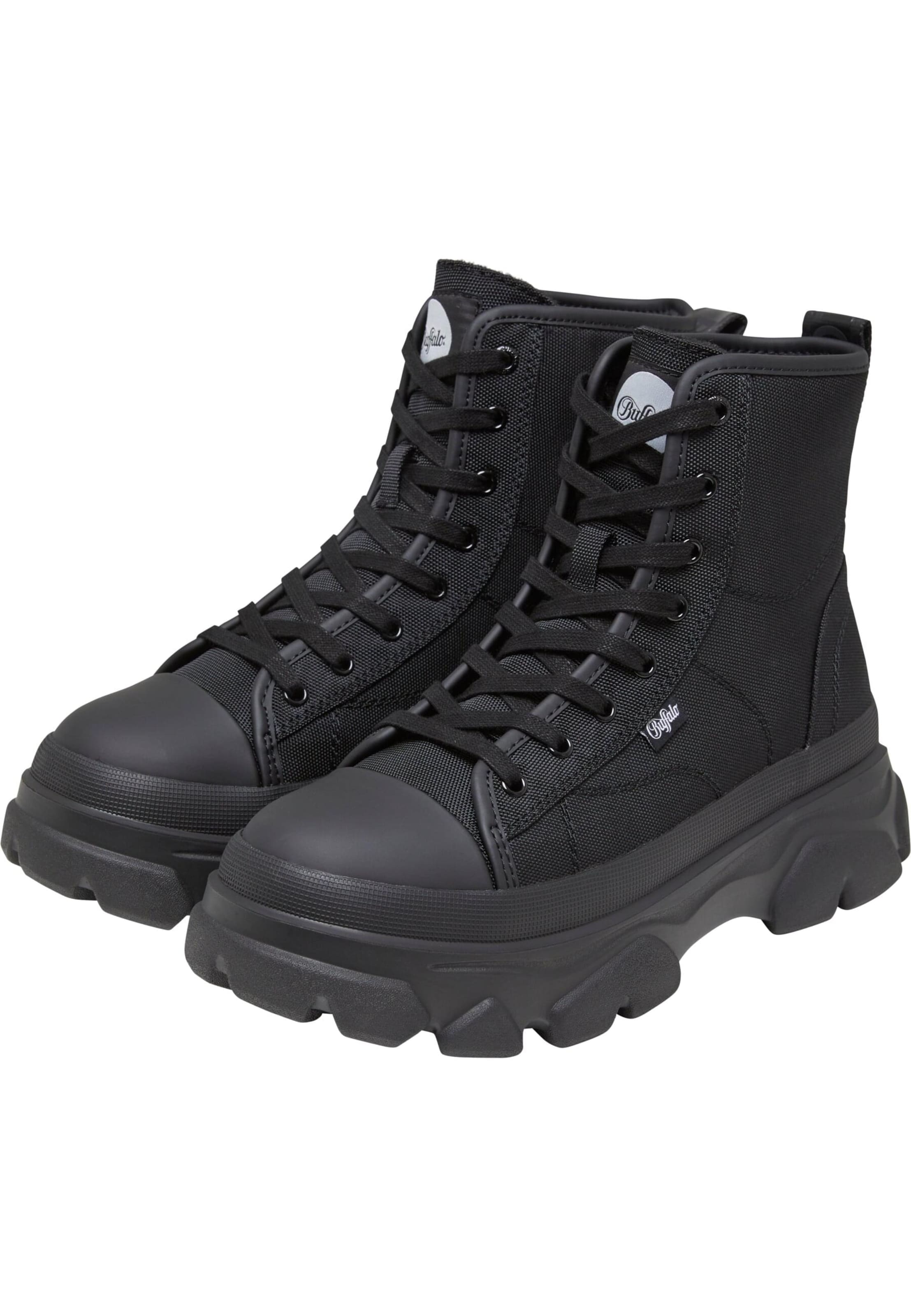 BUFFALO Lace-up bootie 'Cade' in Black