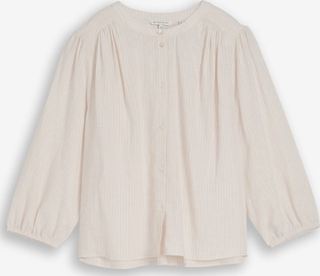 TOM TAILOR - Blusa en beige: frente