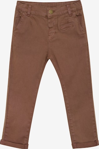 EN FANT - Calças em castanho: frente