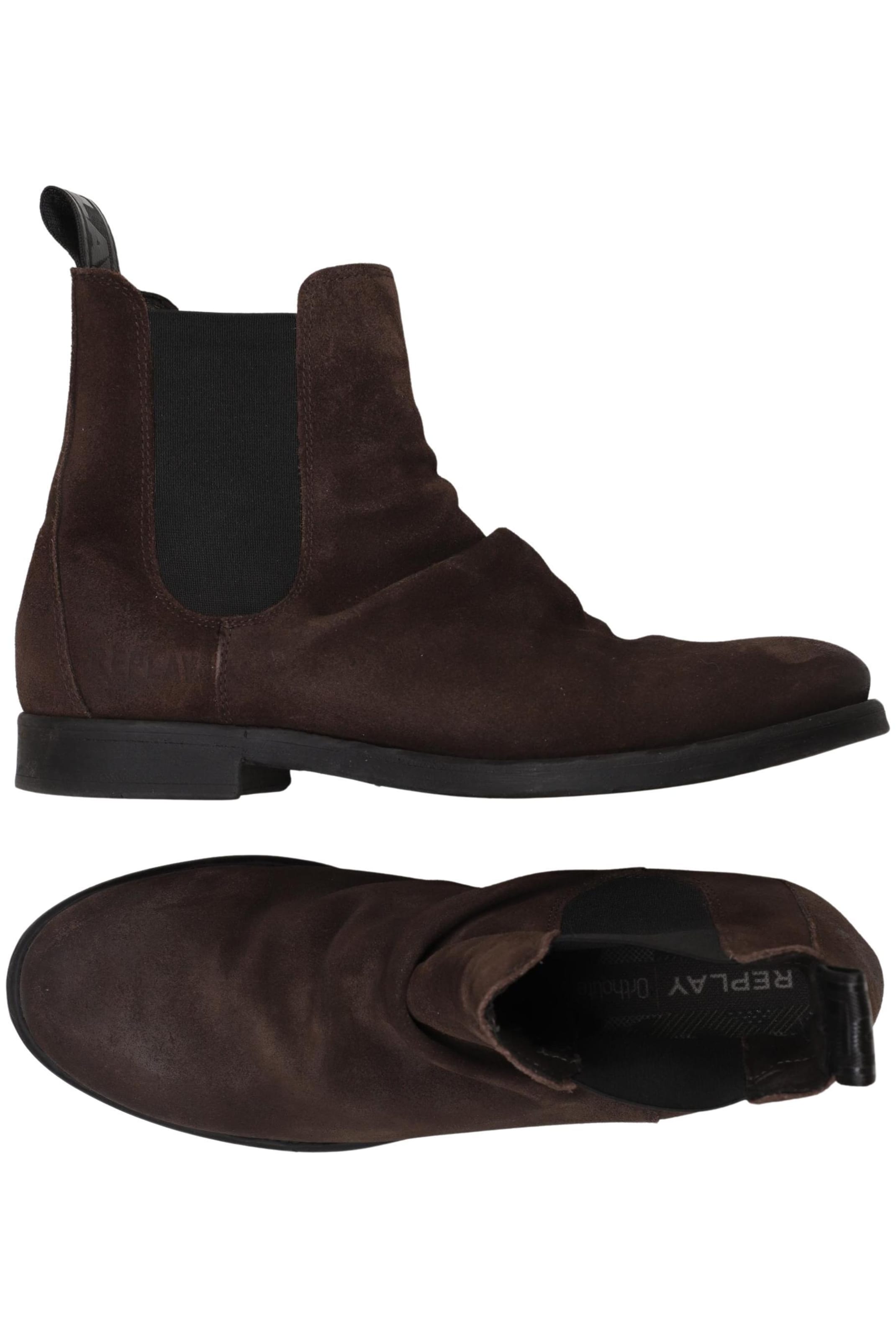 REPLAY Stiefel 43 in Braun: Vorderseite