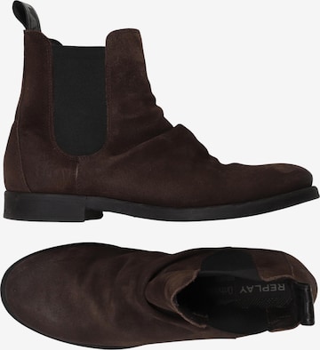 REPLAY Stiefel 43 in Braun: Vorderseite