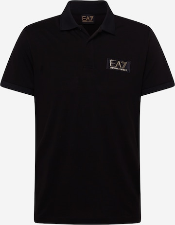 EA7 Emporio Armani - Camiseta en negro: frente