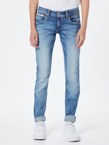 Herrlicher Skinny Jeans in Blauw: voorkant