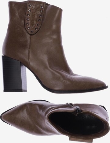 CAFÈNOIR Dress Boots in 37 in Brown: front