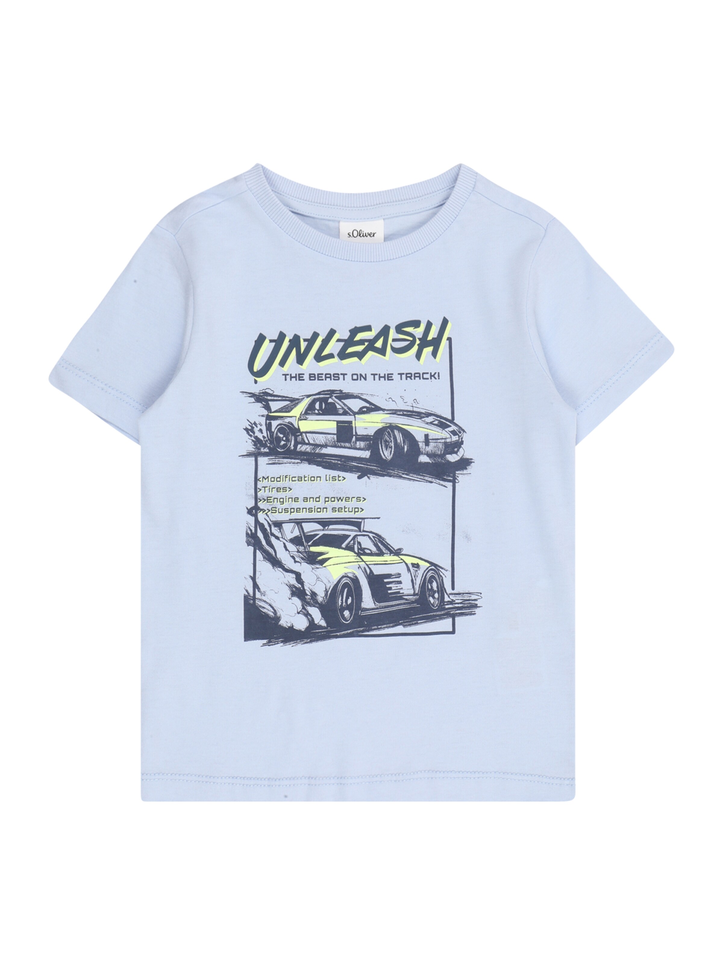 zils s.Oliver T-Krekls: no priekšpuses