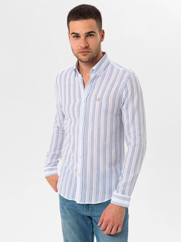 By Diess Collection Regular fit Button Up Shirt 'Maglorio' in Blue