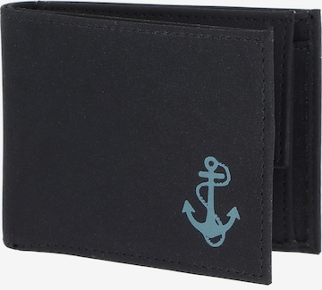Porte-monnaies 'New Cryptan' OXMOX en noir : devant