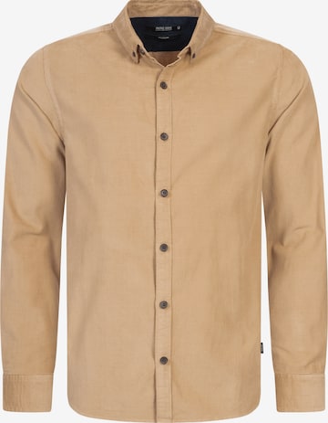 INDICODE JEANS Hemd in Beige: Vorderseite