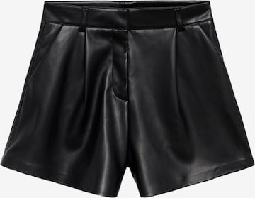 MANGO Regular Laskoshousut 'ANNA' värissä musta: etupuoli