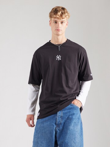 NEW ERA Shirt in Zwart: voorkant