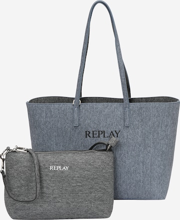 REPLAY Shopper in Blau