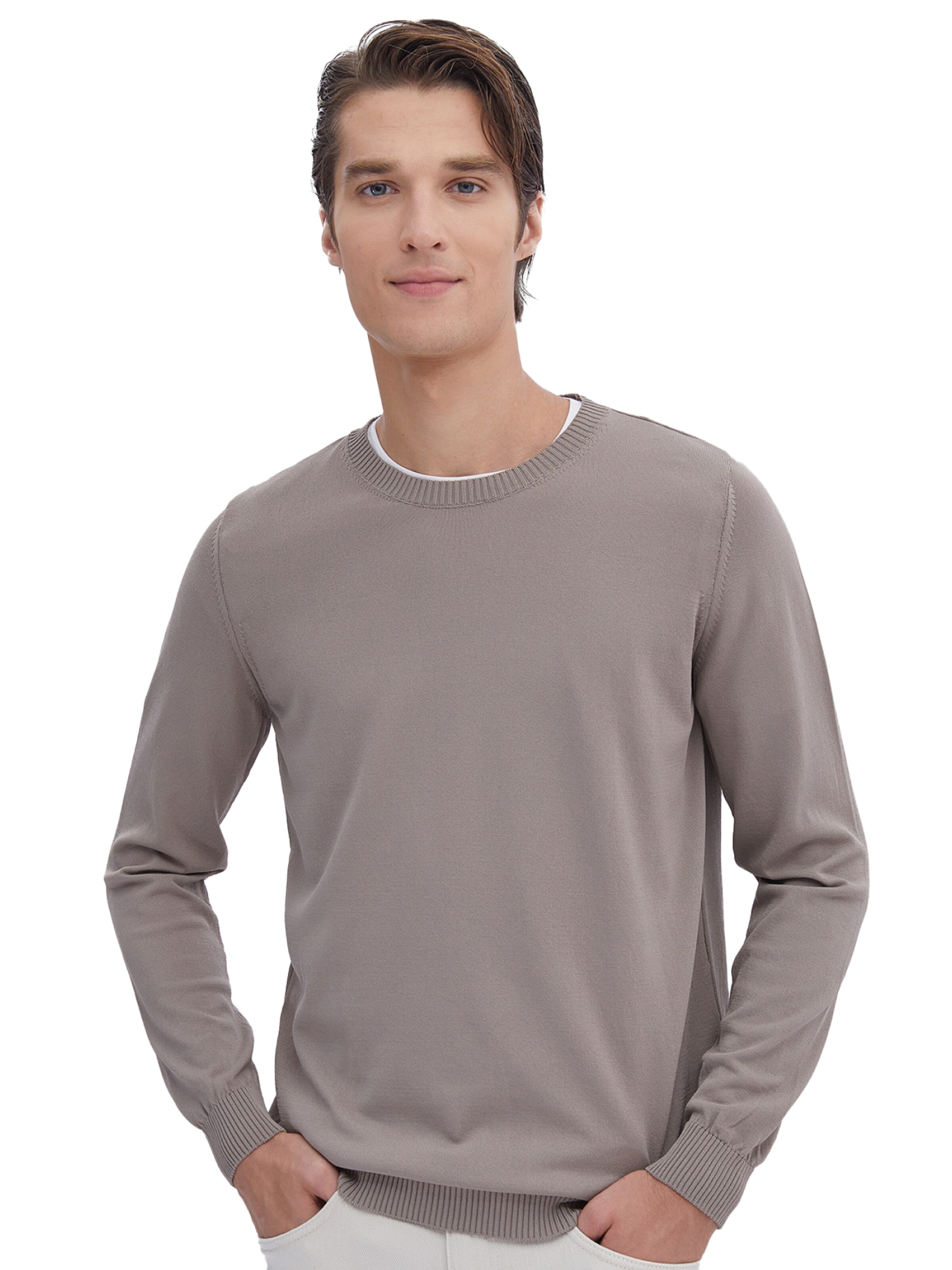 KİP Sweater in Grey: front