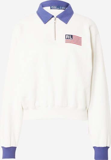 Polo Ralph Lauren Sweatshirt i marinblå / lila / blodröd / vit, Produktvy