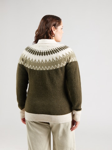 Vero Moda Curve Sweater 'VMCSIMONE' in Green