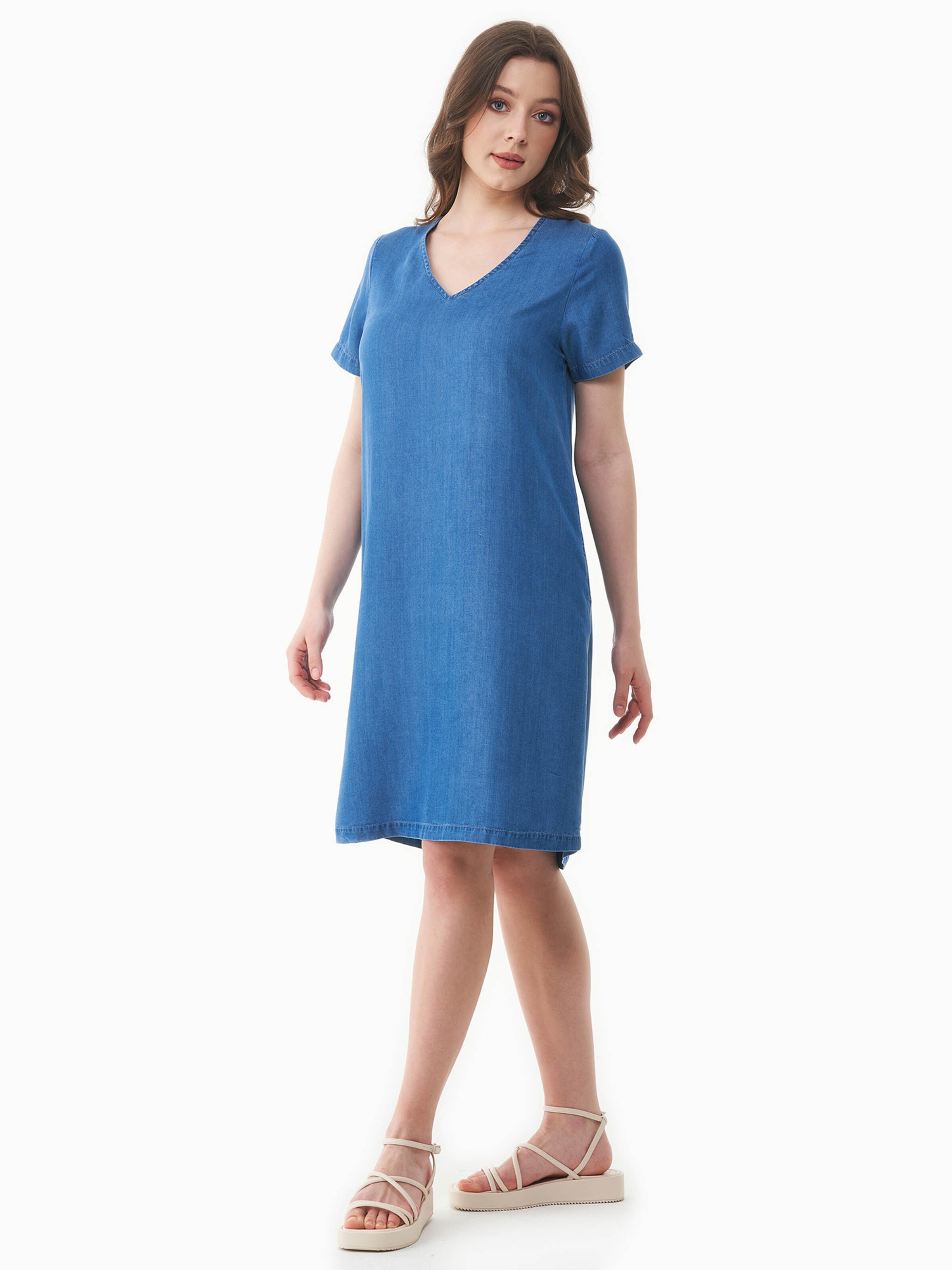 Organication Kleid in Blau