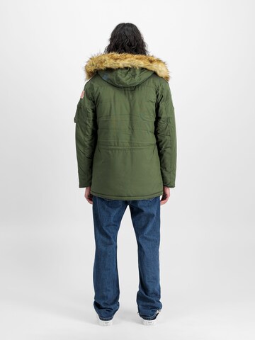 ALPHA INDUSTRIES Winter Jacket 'Polar' in Green