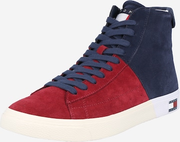 Tommy Jeans High-Top Sneakers 'Nolan' in Blue: front