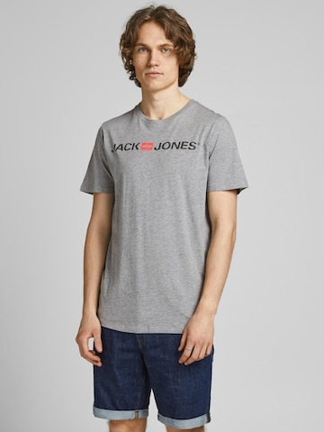 JACK & JONES - Camiseta 'Essentials' en gris: frente