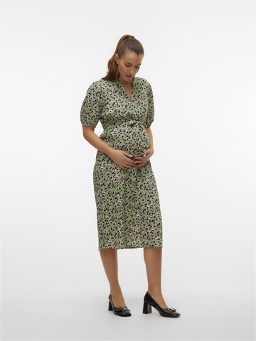 MAMALICIOUS Kleid 'MERCY LIA' in Grün