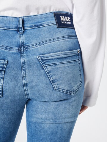 Skinny Jeans 'Rich' de la MAC pe albastru
