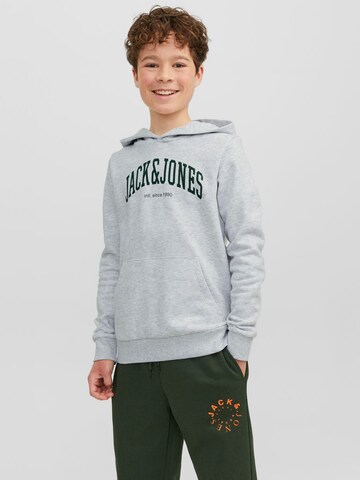 Jack & Jones Junior Sweatshirt 'JOSH' i grå: forside