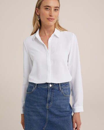 WE Fashion - Blusa en blanco: frente