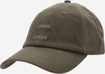 Samsøe Samsøe Cap 'Saaddie' in Green: front