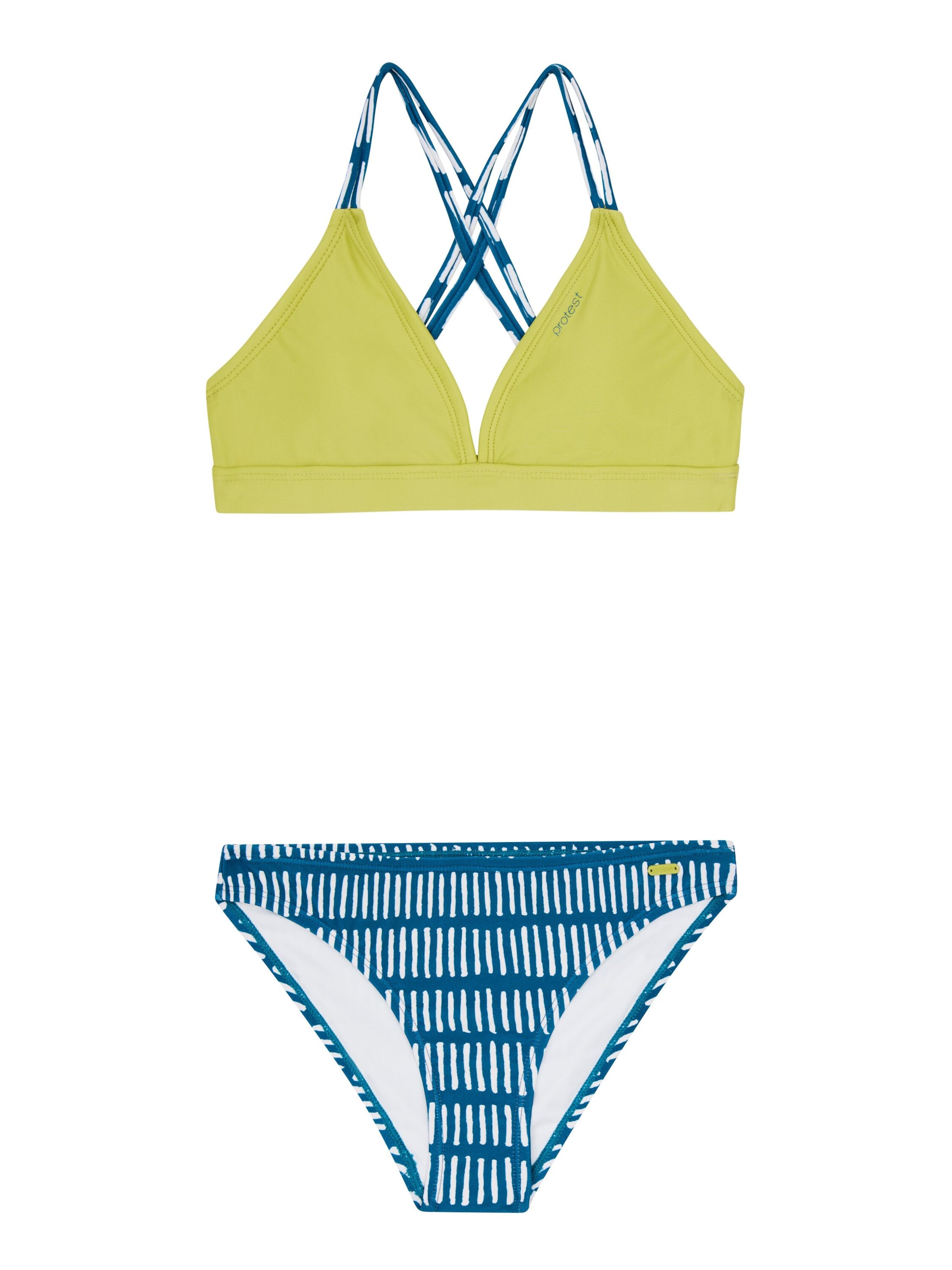 PROTEST Triangel Bikini 'PRTMonroe JR'‌‌‌‌‌ in Blau: Vorderseite