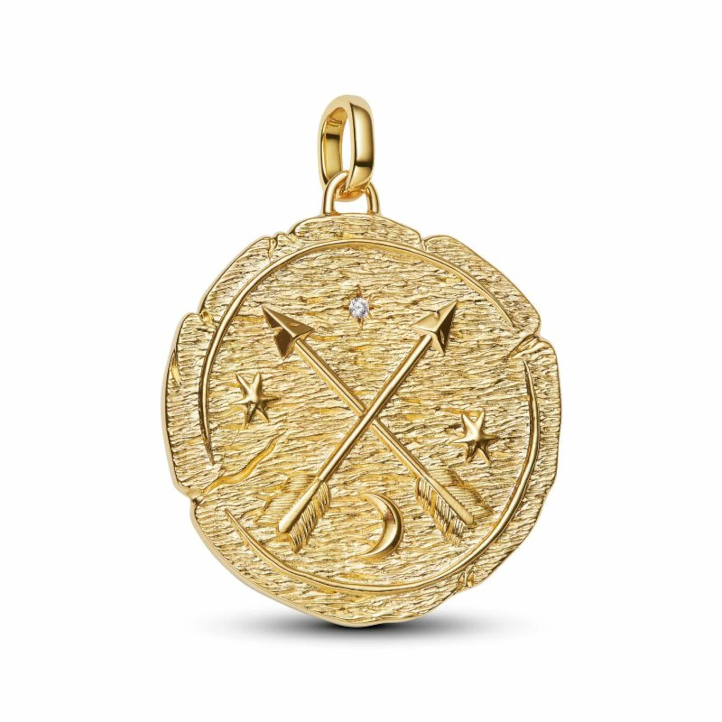 Pandora Pendant in Gold: front