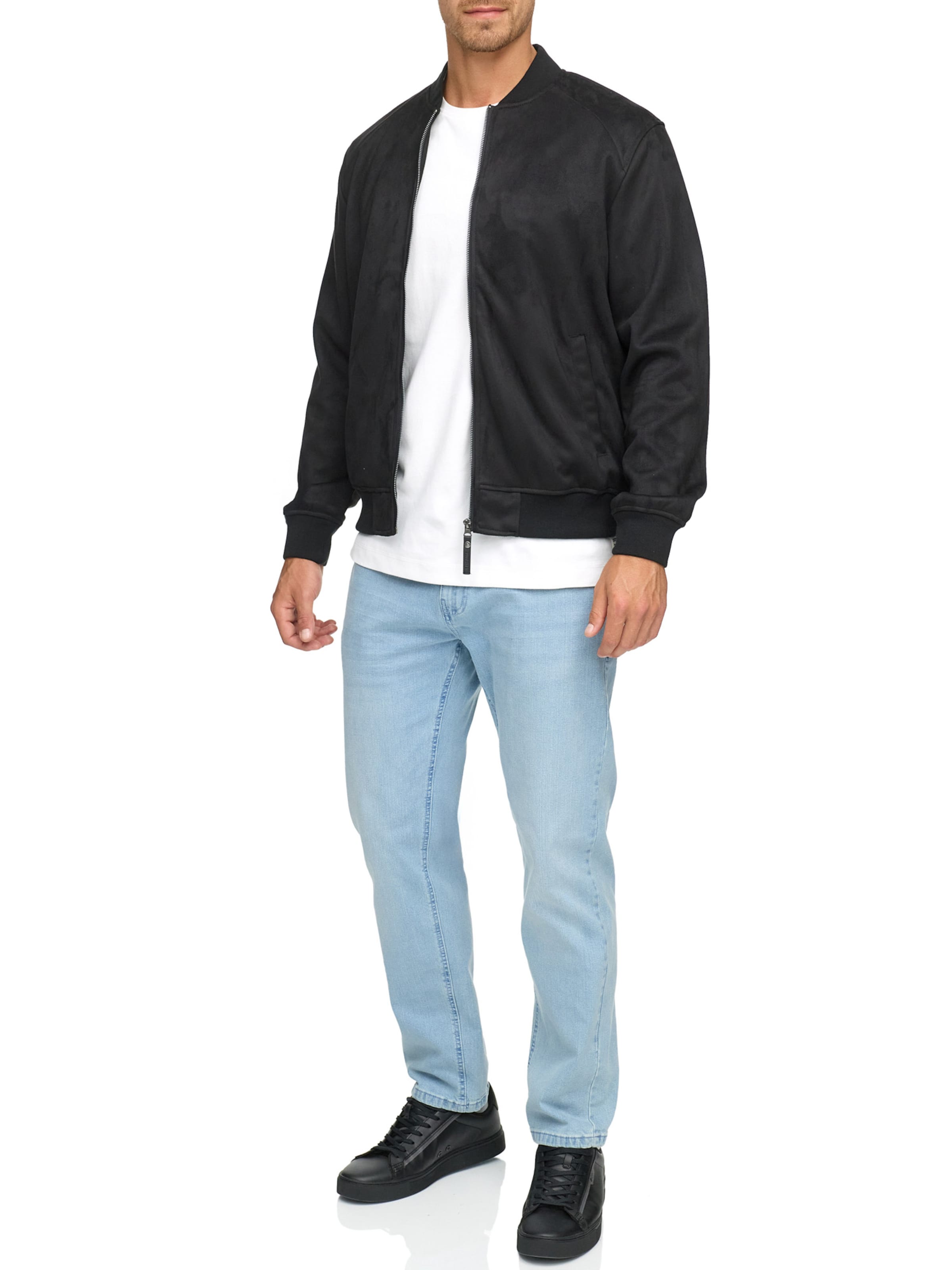 INDICODE JEANS Jacke in Schwarz