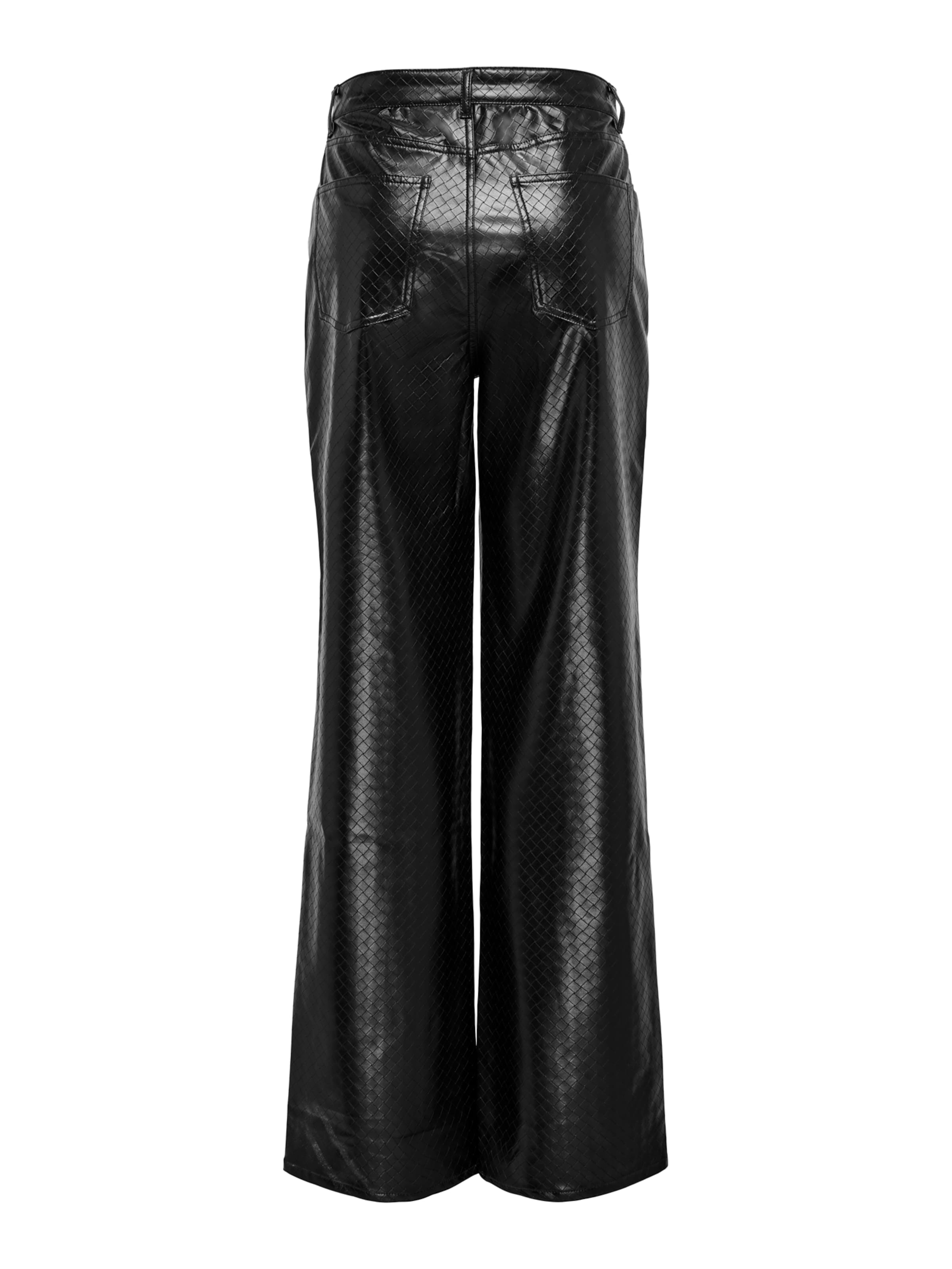 Only Petite Wide leg Pants 'ONLJUICY-DAKOTA' in Black