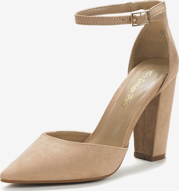 Dream Pairs Pumps in Beige: front