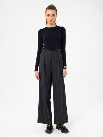 Antioch Wide Leg Hose 'Aline' in Blau