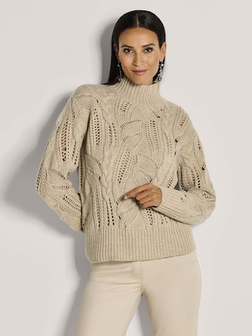 Pull-over MADELEINE en beige : devant