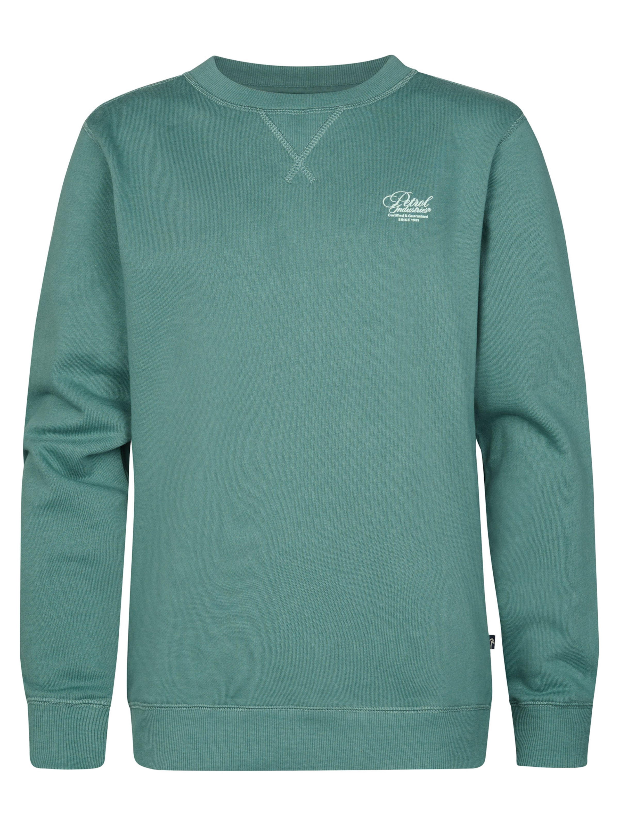 Petrol Industries Sweatshirt in Grün: Vorderseite