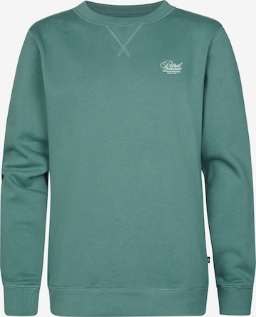 Petrol Industries Sweatshirt in Green: front