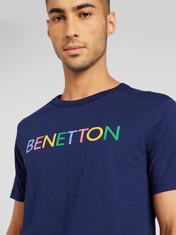 UNITED COLORS OF BENETTON T-shirt i blå