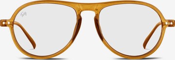 Lunettes 'Thiele BlueLight' TWIG Concept Milano en jaune : devant
