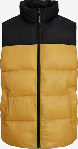 JACK & JONES Bodywarmer 'Toby' in Geel: voorkant