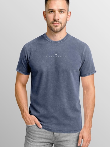 Neverless Shirt 'Spiritual Awareness' in Blue