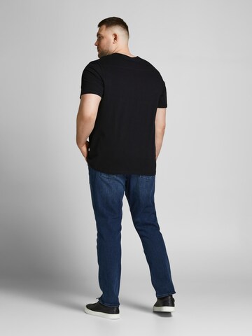 Jack & Jones Plus T-Shirt in Schwarz