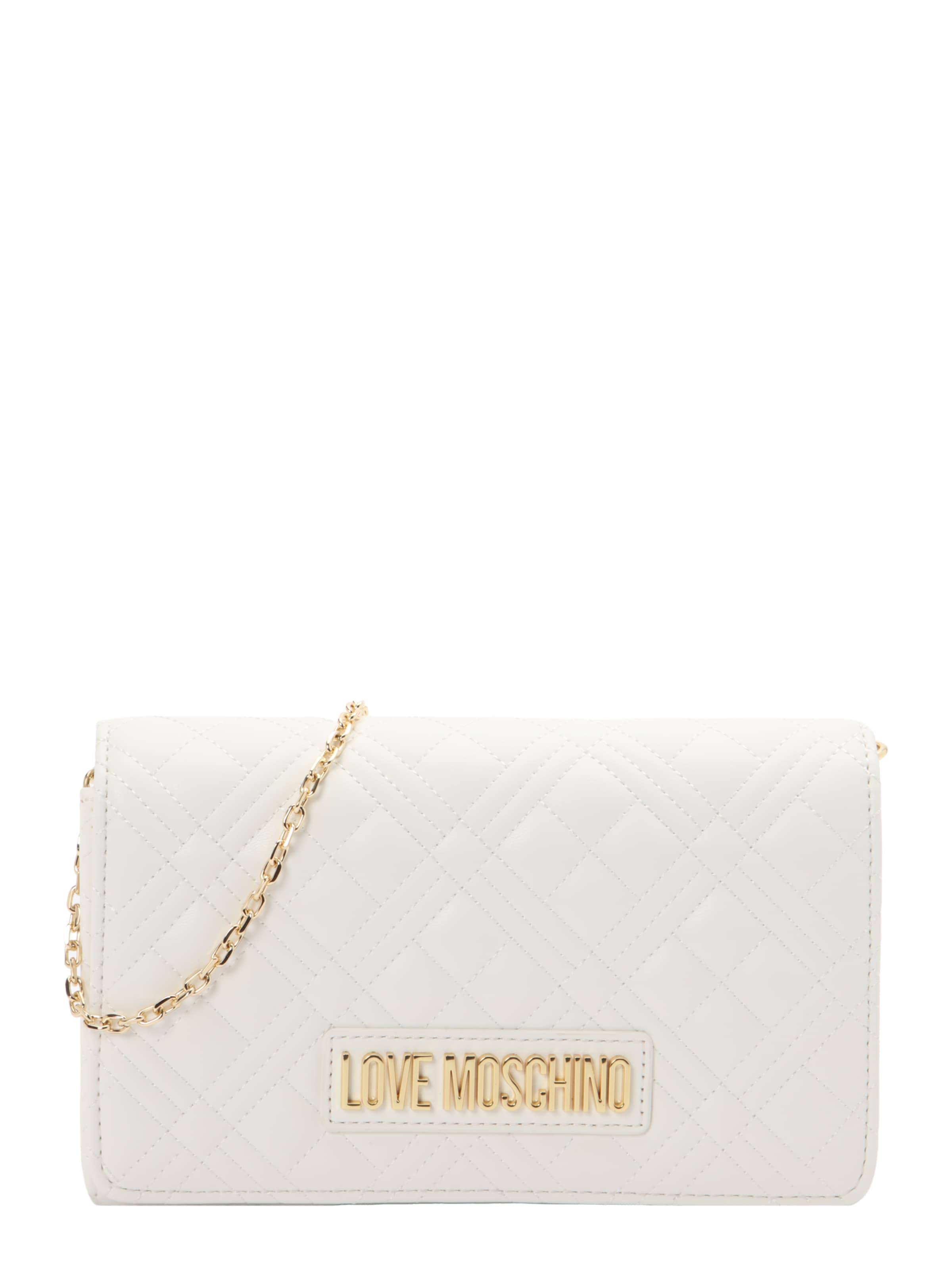 Love Moschino - Mala de ombro em branco: frente