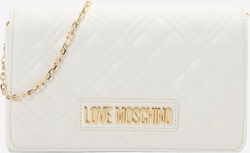 Love Moschino - Mala de ombro em branco: frente