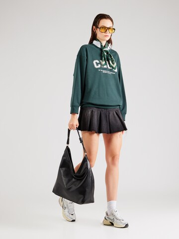 TOM TAILOR DENIM Sweatshirt in Grün